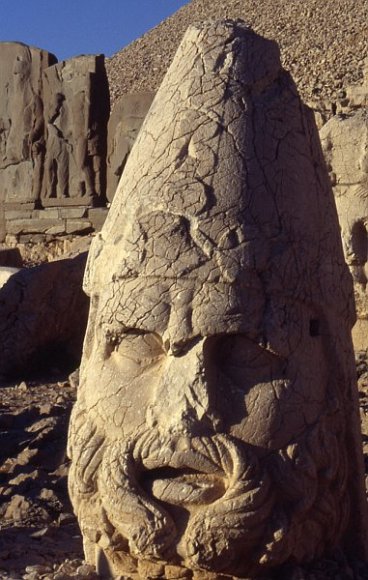 Colossal head of Zeus