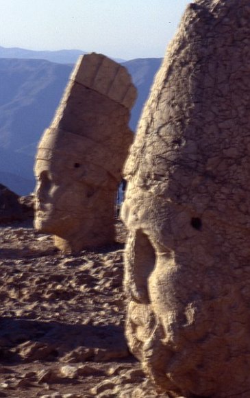 Colossal heads of Zeus and Commagene king Antiochus I