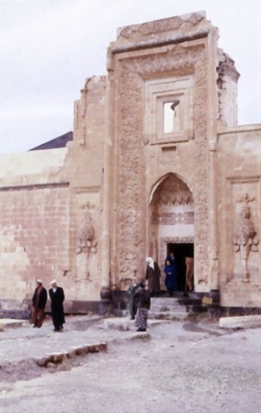 A door of İshak Paşa Palace