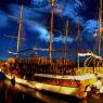 Side - Tour boat at night