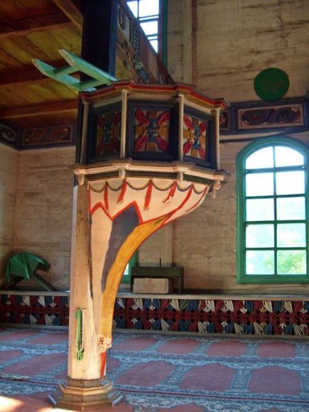 Inside Camili Mosque,  Macahel.