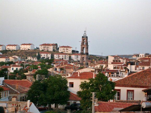 Bozcaada houses.