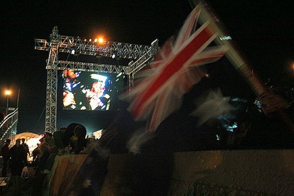 Gallipoli, Anzac Cove - Anzac Day 2007, at night