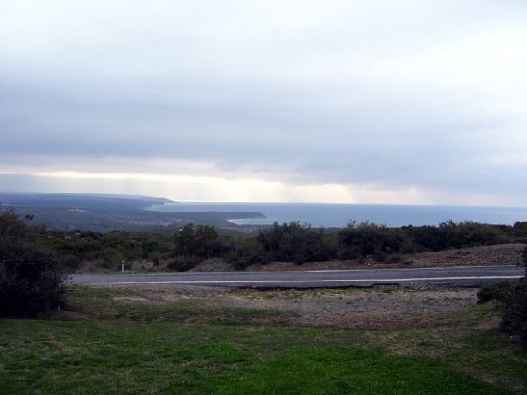 An outlook of Aegean coast from Kanlısırt Memorial