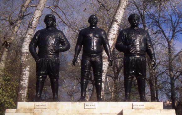 Edirne - Wrestlers: Kurtdereli - Kel Aliço - Koca Yusuf