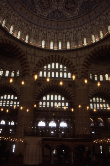 Edirne - Inner view of Selimiye Mosque