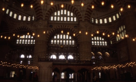 Edirne - Inner view of Selimiye Mosque