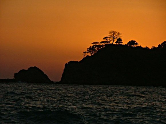 Sunset in Kabak Beach