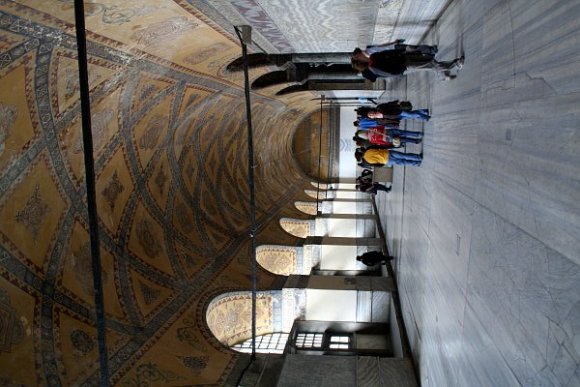 Upstairs gallery of Hagia Sophia