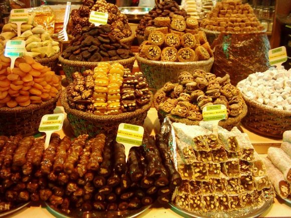 Istanbul - Egyptian Bazaar - Local delicacies
