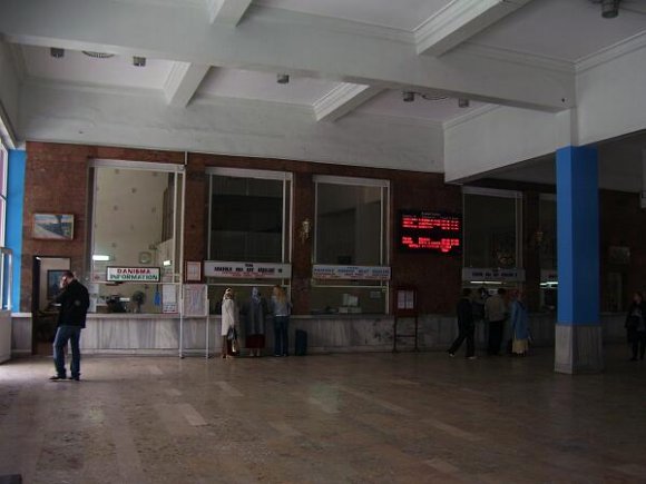 Information desk and ticket window