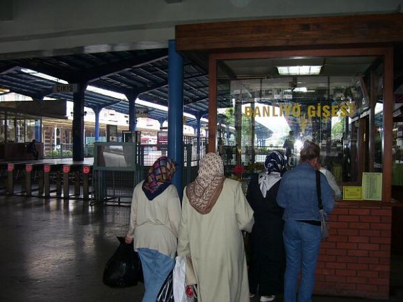 Suburb trains entrance