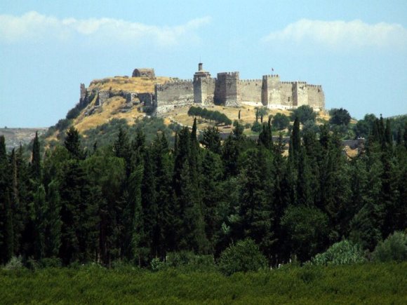 Selçuk - The fortress on Ayasoluk Hill in Selçuk.