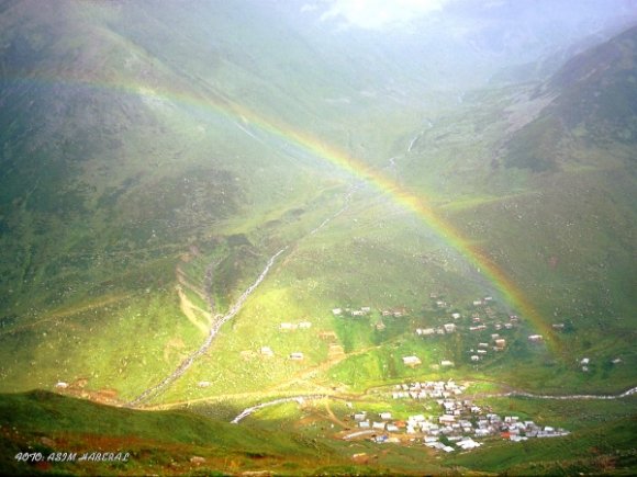 Kaçkarlar - Rainbow on Kavron Plateau